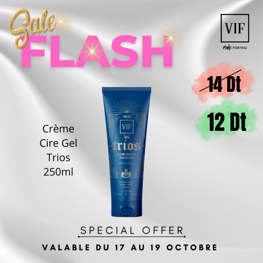 Crème Cire Gel Trios 250ml