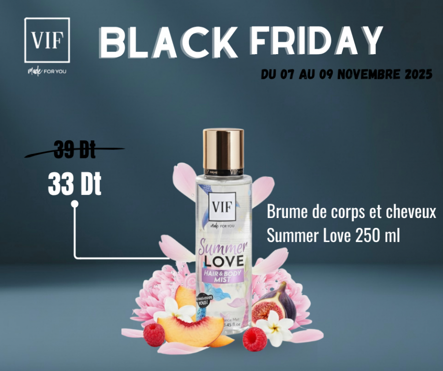 Brume de corps et cheveux Summer Love 250 ml