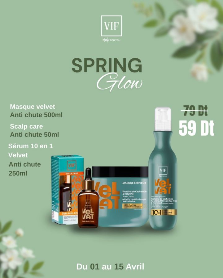 Pack Masque Velvet Anti Chute 500ml - Scalp Care Velvet anti chute - Serum 10en1 Velvet Anti Chute 250ml