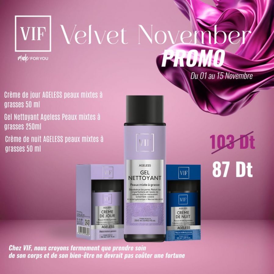 Pack Ageless visage pour peaux mixtes à grasses