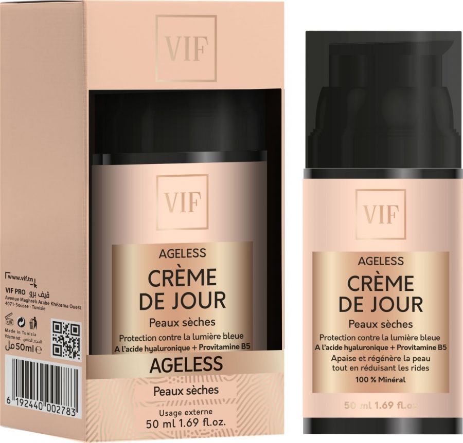 Ageless creme de jour peaux sèches 50ml