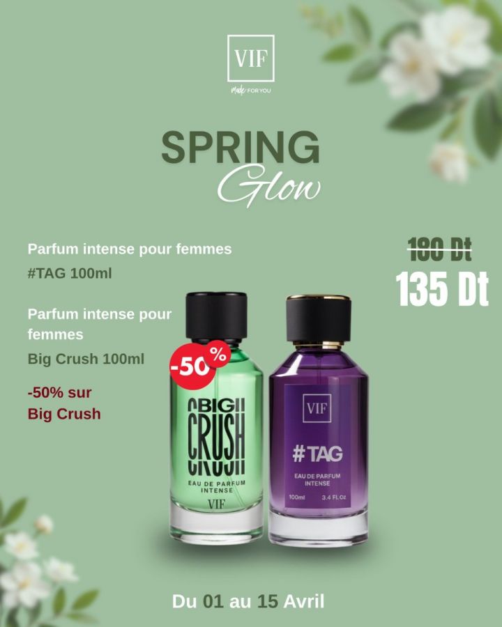 Pack Parfum intense #Tag 100ml - Parfum Big Crush 100 ml