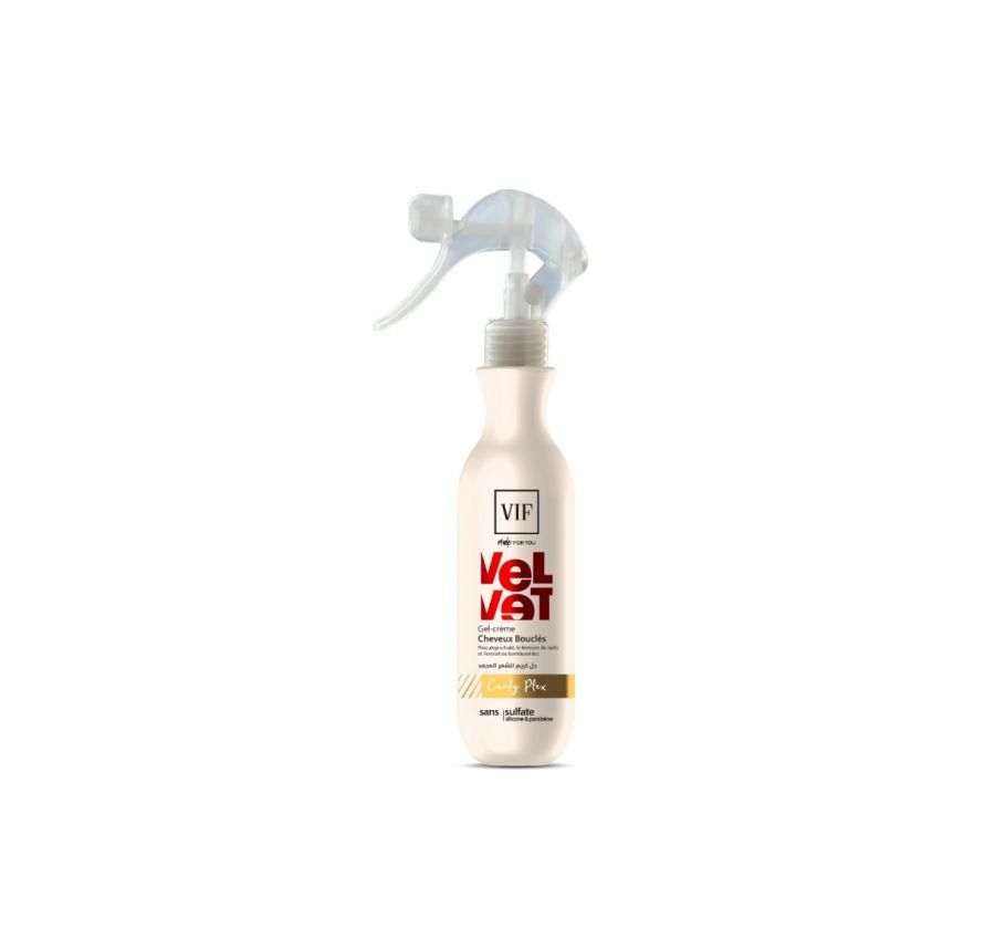 Gel Creme Velvet Curly Plex cheveux Bouclés 250ml
