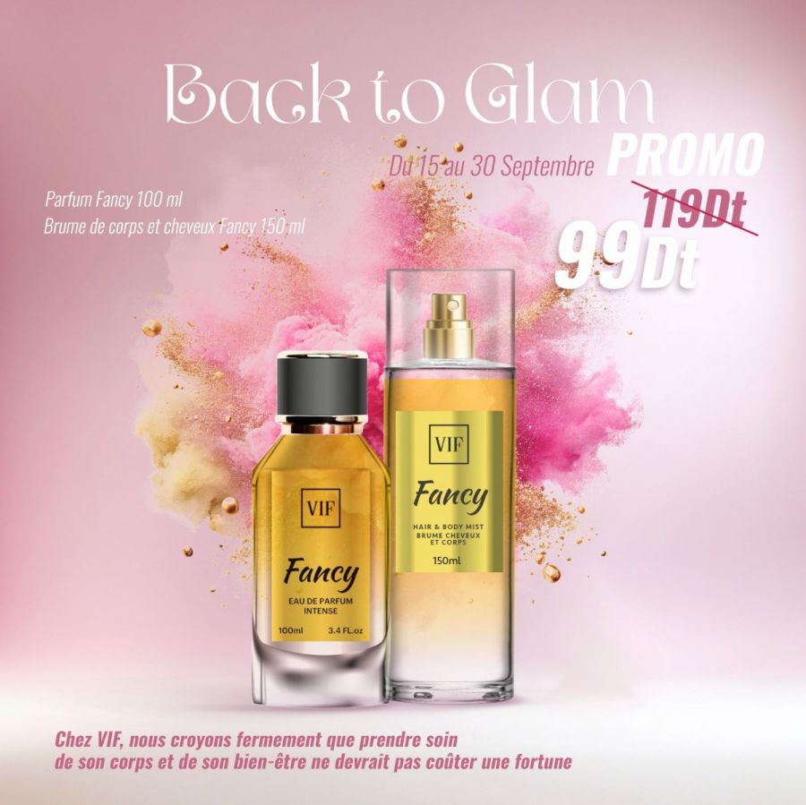 Pack FANCY - Parfum & Brume cheveux corps