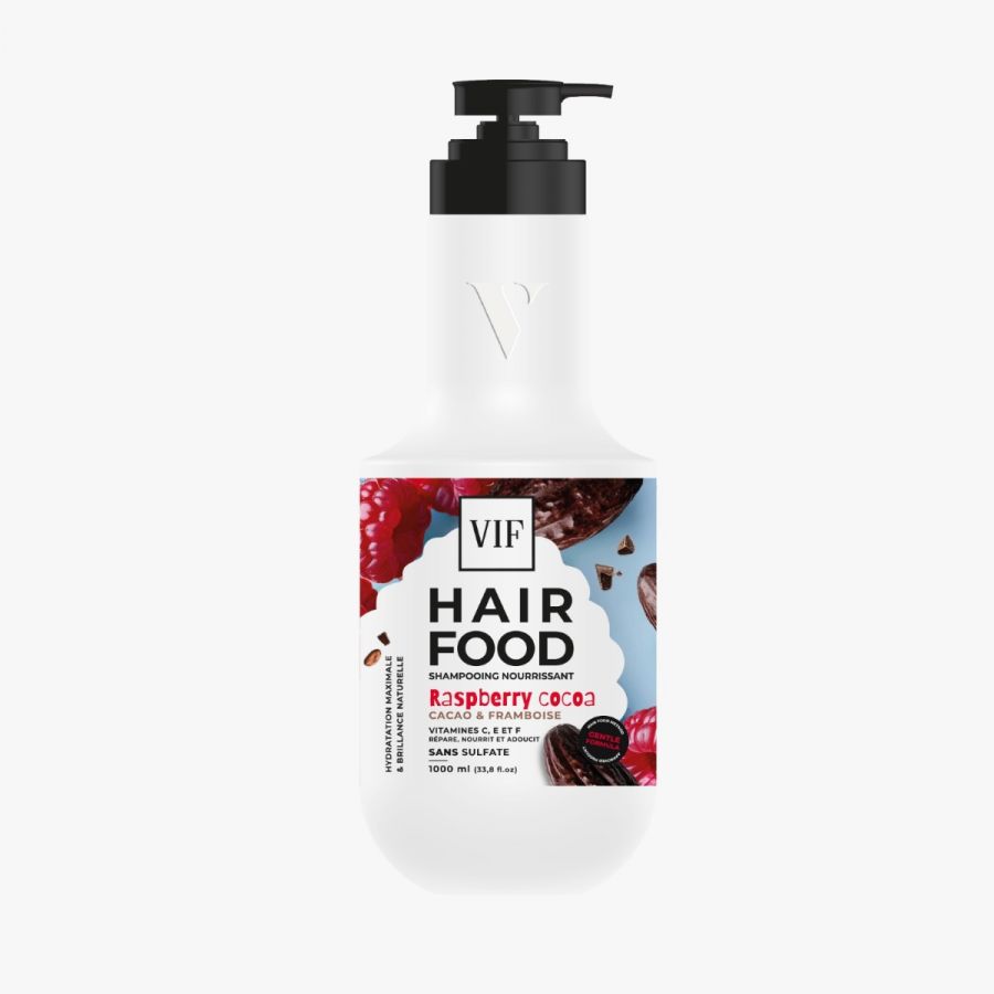 Shampoing Hair food Cacao framboise 1000 ml