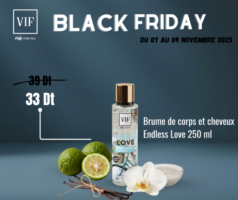 Brume de corps et cheveux Endless Love 250ml