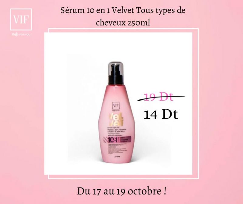 Serum 10en1 Velvet Tous Types De Cheveux 250ml