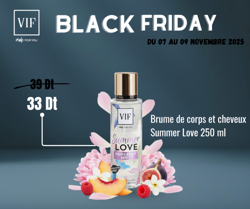 Brume de corps et cheveux Summer Love 250 ml