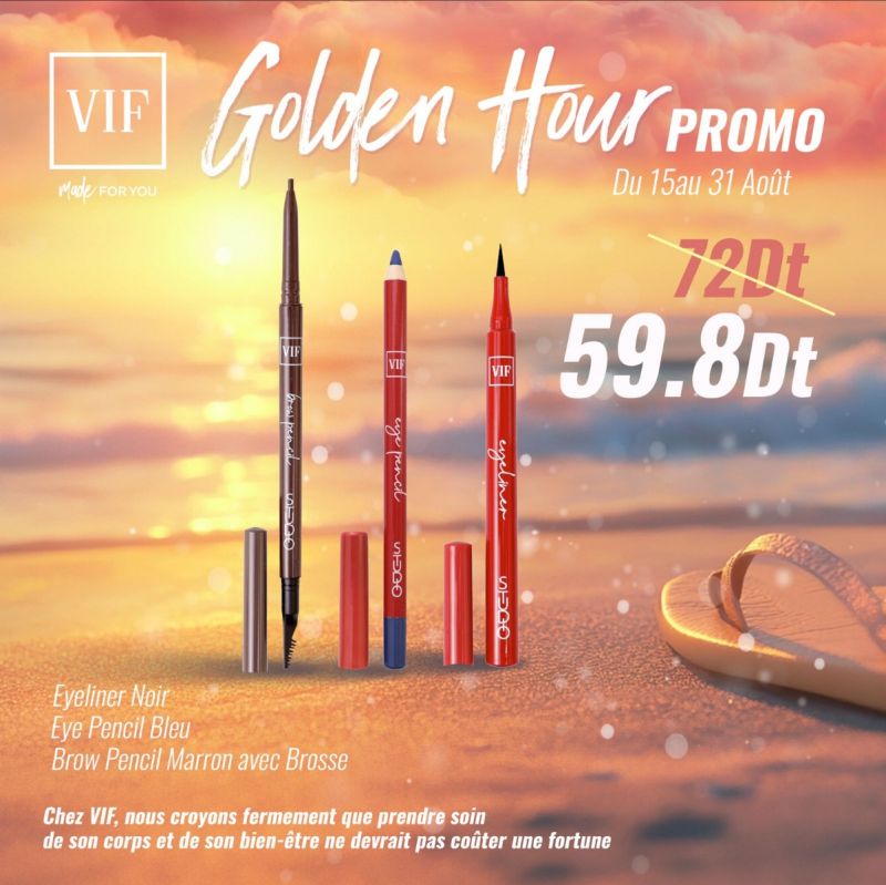 Pack Eyeliner noir - Eye pencil bleu - Brow pencil marron avec brosse