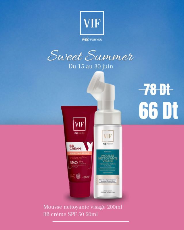 Pack BB Crème SPF 50 - Mousse nettoyante visage 200 ml