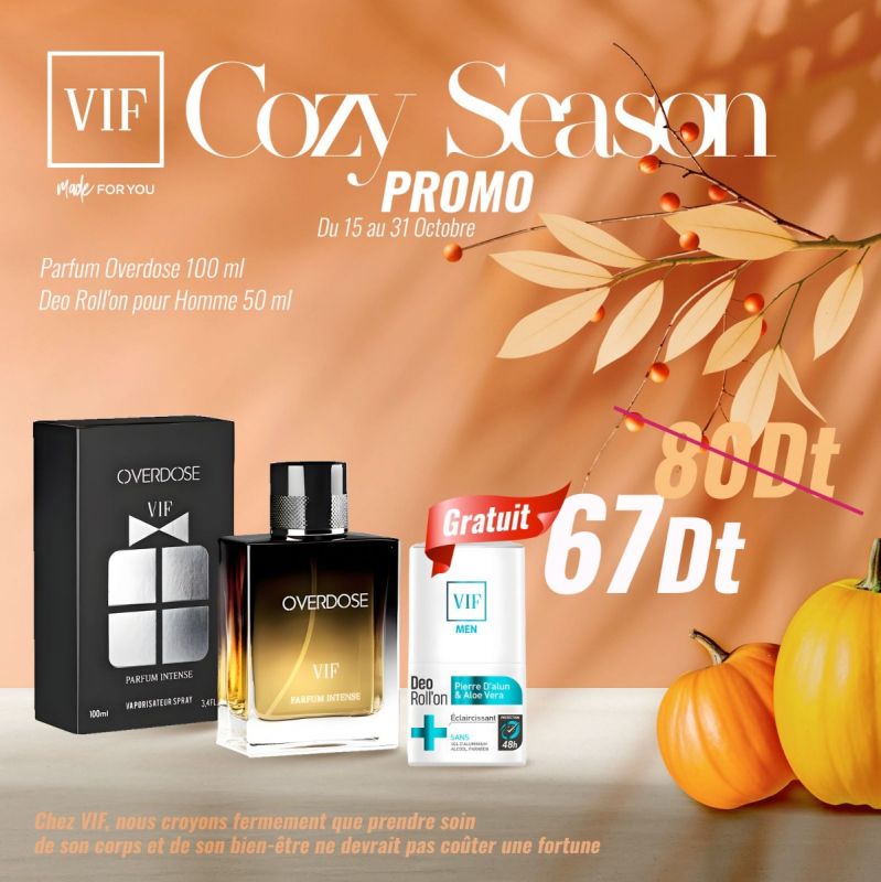 Pack Parfum Overdose 100ml - Roll'on homme Gratuit