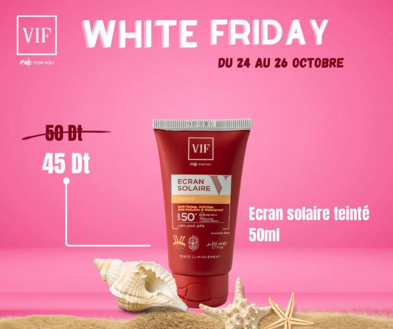 Ecran solaire teinté SPF 50+