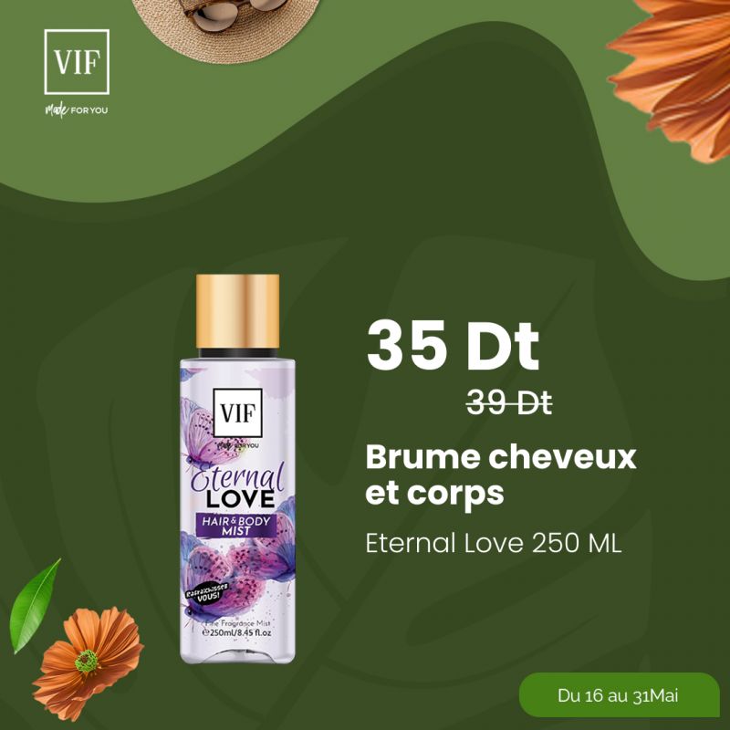 Brume de corps et cheveux Eternal Love 250 ml