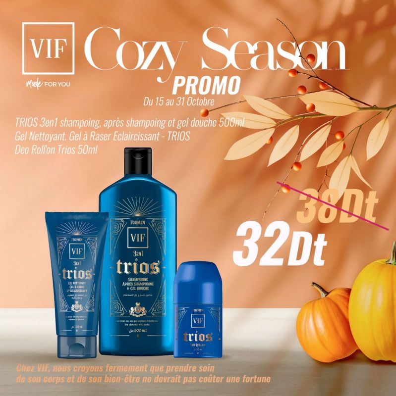 Pack Trios - Roll'on - Shampoing - Gel a raser