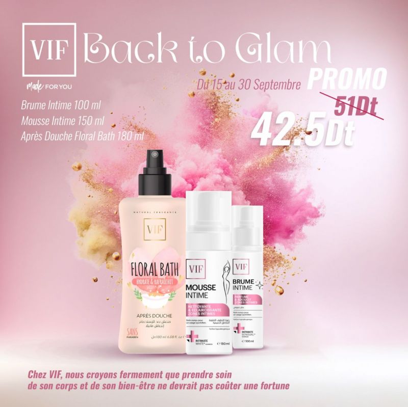 Pack Brume intime - Mousse intime - Apres douche floral