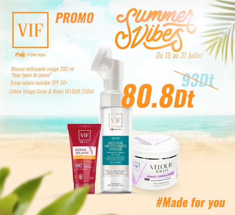 Pack Mousse visage - Creme velour - Ecran invisible