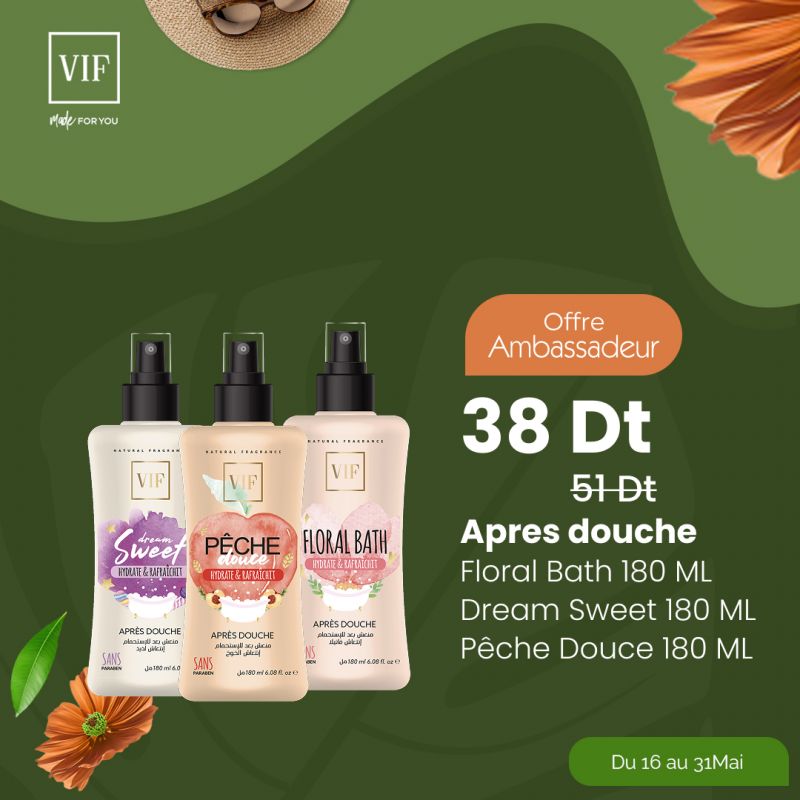 Pack 3 Cremes Apres douche