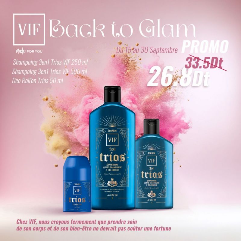 Pack TIOS Shampoing 500ml & 250ml - Roll'on