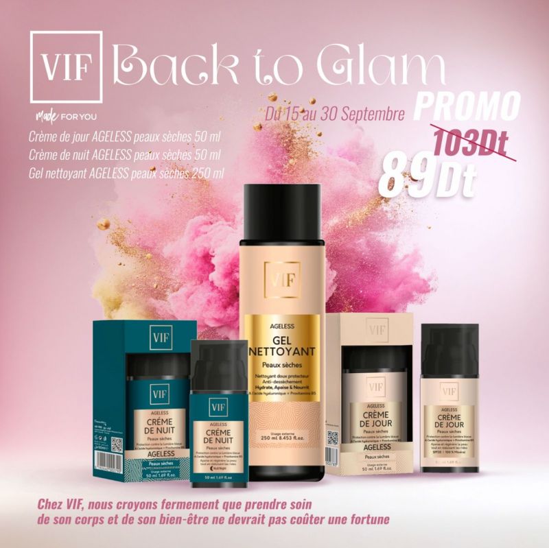 Pack Ageless pour visage peaux sèches