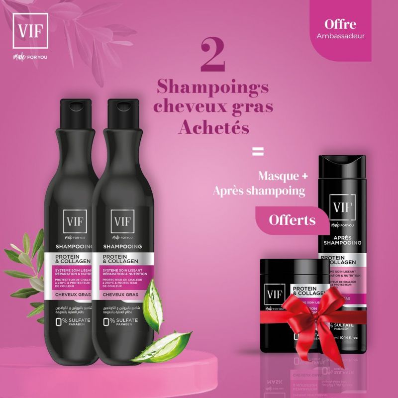 Pack Protein&Collagen cheveux gras