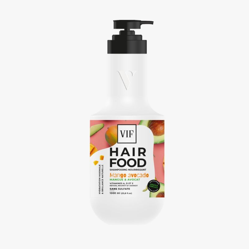 Shampoing Hair food Mangue avocat 1000 ml