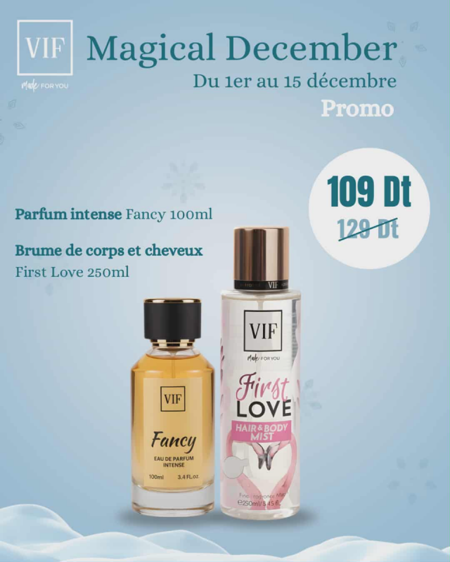 Pack Parfum FANCY et FIRST love